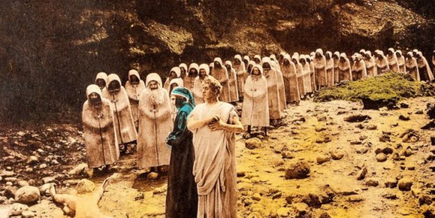 Dante e Virgilio con una schiera di dannati